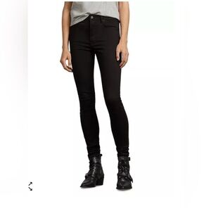 💥AllSaints Stilt Jet Black Jeans💥 NWOT